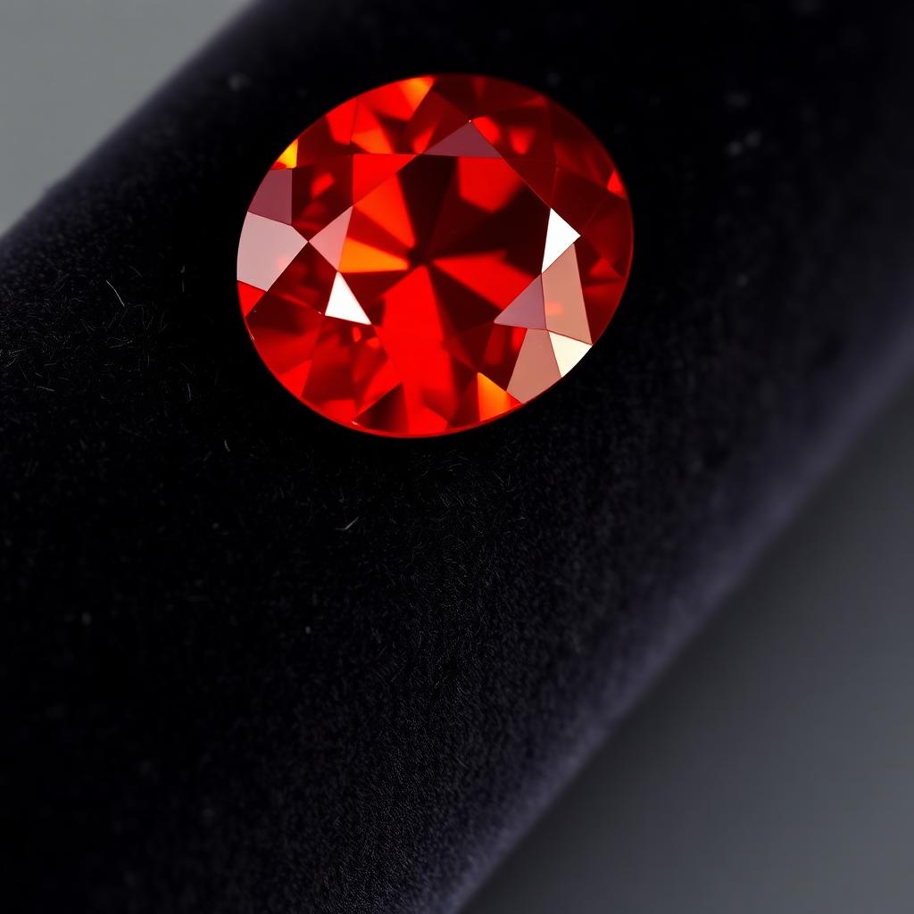 Orangy-Red Pyrope Almandine Garnet