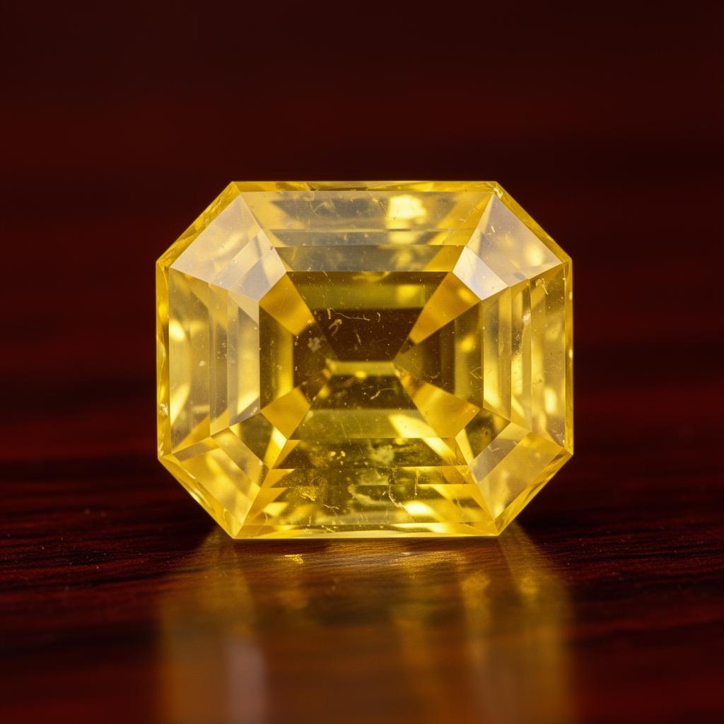 Large Yellow Sapphire